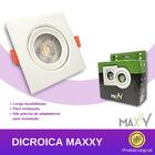 Spot Dicroica Quadrado Direcionável Led Smd 3w Quente - Quent