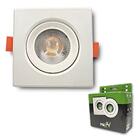 Spot Dicroica Quadrado Direcionável Led Smd 7w Frio (6500k) -