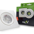 Spot Dicroica Quadrado Direcionável Led Smd 7w Quente - Quent