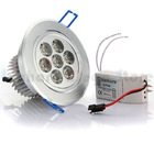 Spot Direcionável 7 Watts Com Driver Bivolt - Branco Frio Com