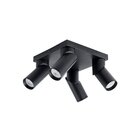 Spot Direcionável De Sobrepor Nordecor Piere 4 Com Canopla Mr