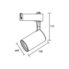 Spot Direcionável Para Trilho Eletrificado Blumenau Led Up 15