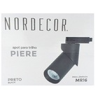 Spot Direcionável Para Trilho Eletrificado Nordecor Piere Mr1