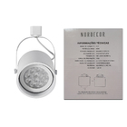 Spot Direcionável Para Trilho Nordecor Bell Par 30 E27 Bivolt