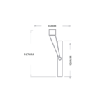 Spot Direcionável Pix Disco Ar111 Para Trilho Eletrificado Bi