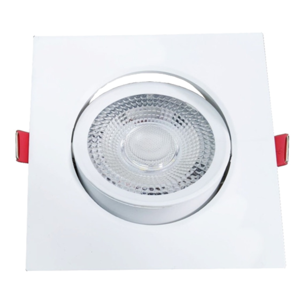 Spot Direcionavel Quadrado Led Bivolt Tramontina Amarela Quen