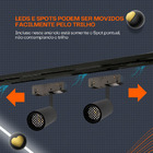 Spot Direcionável Smart Wifi 20w 48v Trilho Magnético Grid -