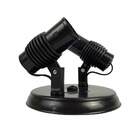 Spot Duplo Direcionável 2 Lâmpadas - Preto