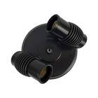 Spot Duplo Direcionável 2 Lâmpadas - Preto