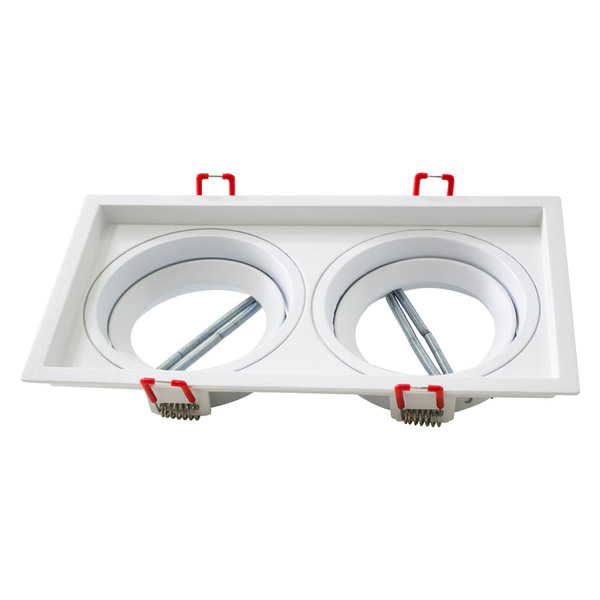 Spot Duplo Recuado Embutir E27 P/ Par20 Gesso E Modulares St4