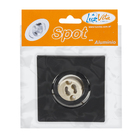 Spot Emb GU10 Mini Quad Preto