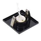 Spot Emb GU10 Mini Quad Preto