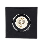 Spot Emb GU10 Mini Quad Preto