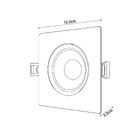 Spot emb led quad 12w CCT inspire