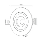 Spot emb led red 12w CCT inspire