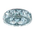 Spot Embutido Cristal Shine Bella Ø10cm Cromado E Tranparente