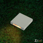 Spot Embutido De Solo Balizador Quadrado Pto / Bco 1 Facho  -