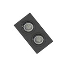 Spot Embutido Preto Plástico 70x125x35cm Save Energy