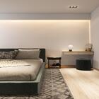 Spot Embutido Preto Plástico 100x175x35cm Save Energy