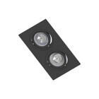 Spot Embutido Preto Plástico 130x235x35cm Save Energy