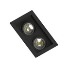 Spot Embutido Preto Plástico 130x235x35cm Save Energy