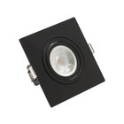 Spot Embutido Preto Plástico 100x100x35cm Save Energy