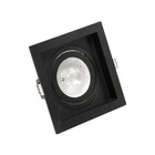 Spot Embutido Preto Plástico 100x100x35cm Save Energy