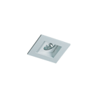 Spot Embutido Recuado Branco Mini Dicroica P/ 1 Lamp Branco