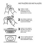 Spot Embutir 3w Quadrado 6500k - Opus