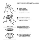 Spot Embutir 3w Redondo 3000k - Opus