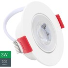 Spot Embutir 3w Redondo 6500k - Opus