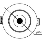 Spot Embutir 5w Redondo 3000k - Opus
