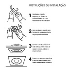 Spot Embutir 7w Quadrado 3000k - Opus