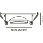 Spot Embutir 7w Quadrado 3000k - Opus