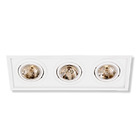 Spot embutir Alumínio Branco Fosco Metal Técnica