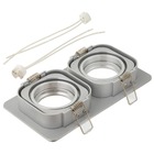 Spot embutir Alumínio Prata Lixado Bella Iluminação