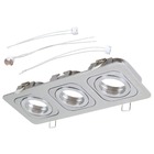 Spot embutir Alumínio Prata Lixado Bella Iluminação