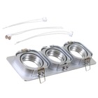 Spot embutir Alumínio Prata Lixado Bella Iluminação