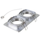 Spot embutir Alumínio Prata Lixado Bella Iluminação