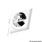 Spot Embutir Ar111 Quadrado Branco Recuado