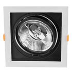 Spot Embutir Conecta Br/ Preto Click Bella Dl146ar111b + Led