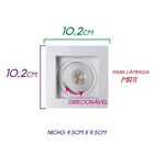 Spot Embutir Conecta Branco Click Dl146mdw Bella + Led Bf St2