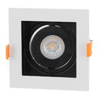 Spot Embutir Conecta Click Br/ Preto Dl146mdb Bella + Led Mr1