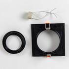 Spot Embutir Conecta Preto Abs Click Dl146ar70w Bella + Led B