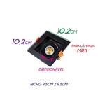 Spot Embutir Conecta Preto Abs Click P/ Mr11 Dl146mdb Bella S