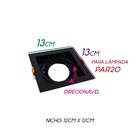 Spot Embutir Conecta Preto Click Dl146par20b Abs Bella + Led