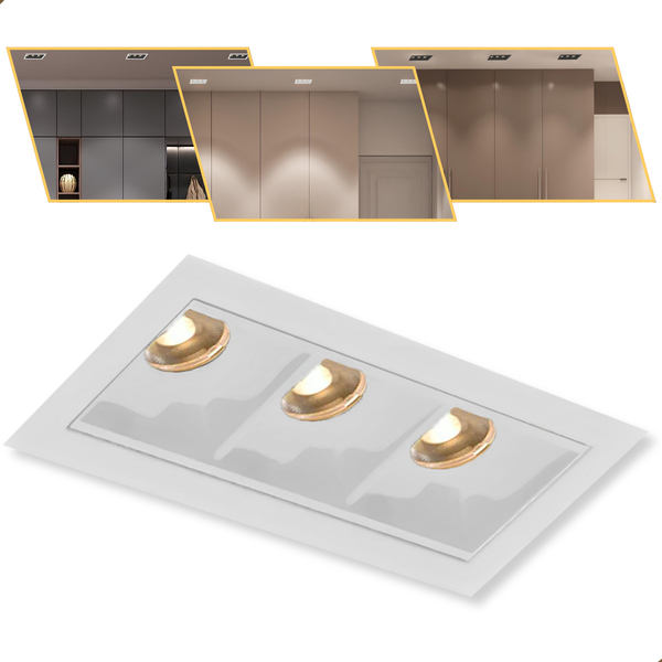 Spot Embutir De Led Luzon 6w 24° Linear 4000k Branco