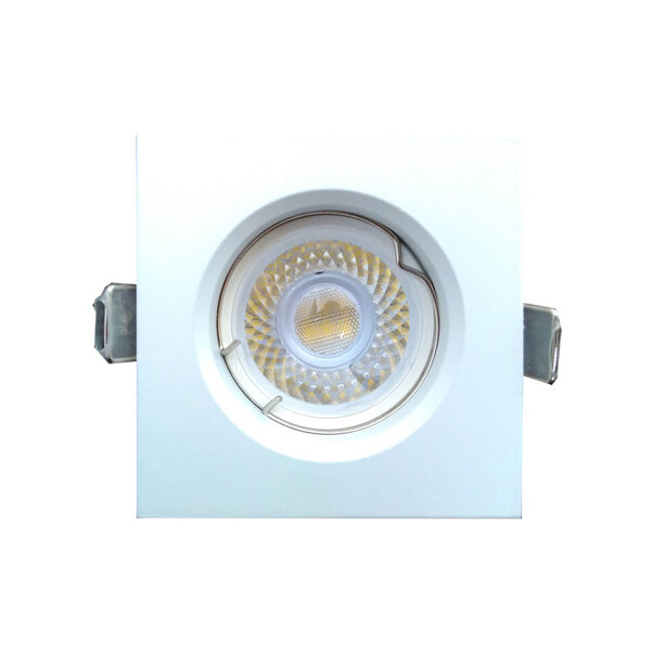 Spot Embutir Dicroica Fit Quadrado Branco Ns1002b Bella