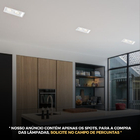 Spot Embutir Duplo De Led Recuado Quadrado Nordecor P/ Par20