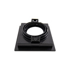 Spot Embutir Loyo Quadrado Preto P/mr16 Ip20 Policarbonato 68